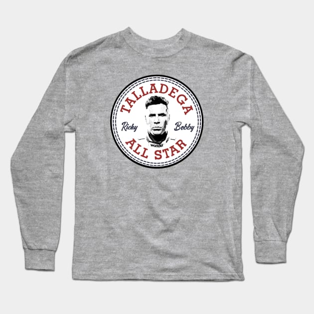 Ricky Bobby All Star Long Sleeve T-Shirt by NotoriousMedia